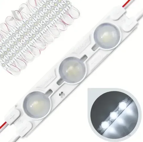 100 Modulo de Led 7025 Letreiro 1,5w Placa Luminoso Iluminação Retirar Bh