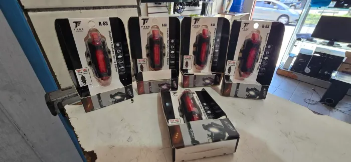 Lanterna Sinalizador Traseiro - para Bicicleta Kit com 5