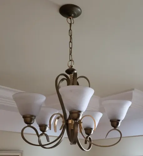 Lustre Pendente de Cristal Estilo Clássico