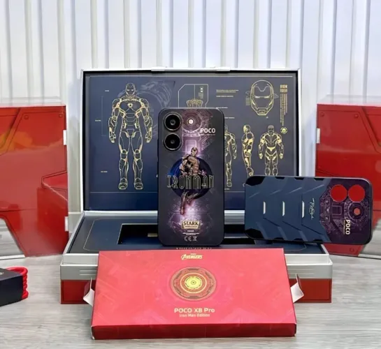 Poco X8 Pro 5G 512/12 NFC IRON MAN Global Lacrado 