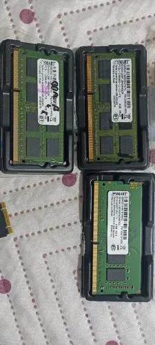 3 memória ram de notebook conservadas 