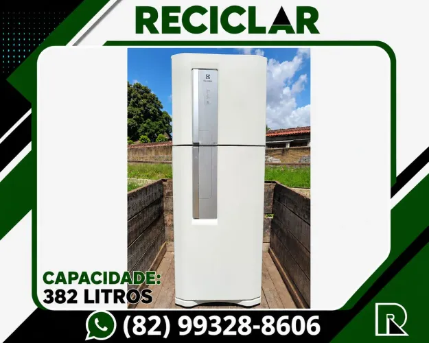 GELADEIRA ELECTROLUX, DUPLEX, FROST FREE, 382 L, COM DEFEITO.