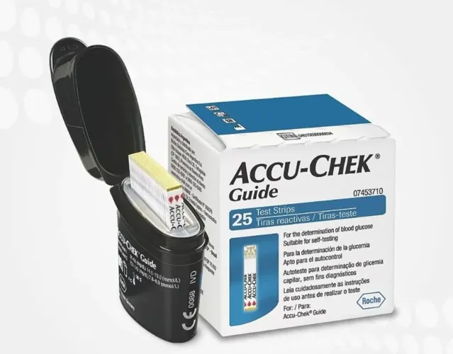 Tiras para medição de glicose