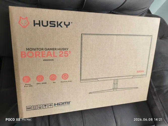Monitor gamer husky 25 ips 200 hz