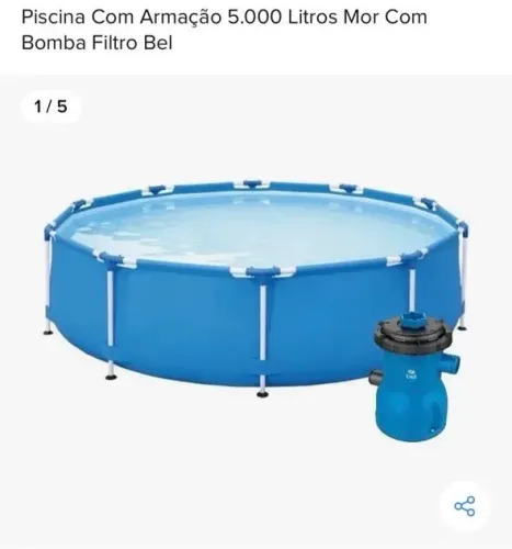 Piscina com 3,00 metros.
