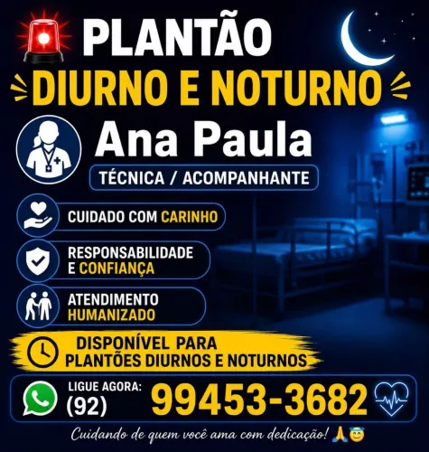 Plantão diurno e noturno 