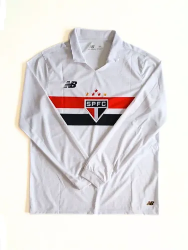 Camisa New Balance São Paulo Futebol Clube 2024 - Modelo Manga Longa Original