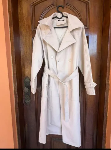 Jaqueta Casaco Sobretudo Mamô Tam40 beige