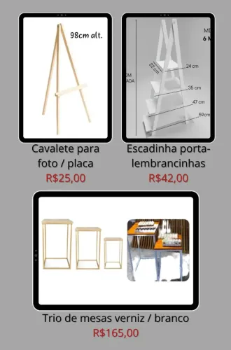 Produtos de decoração