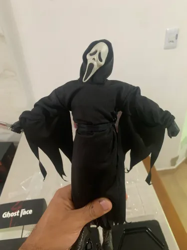 Sideshow 1/6 panico ghost face original action figure tipo hot toys N jason freddy myers