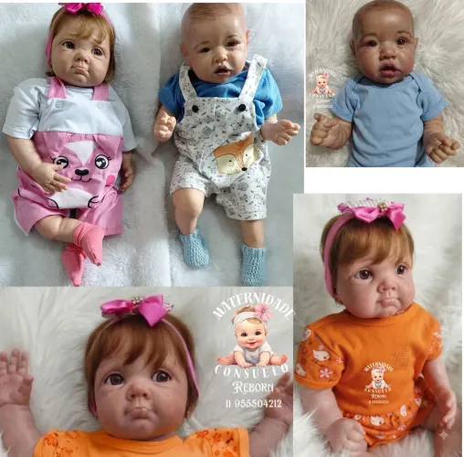 Bebê Reborn kit original valor de cada uma leia o anúncio