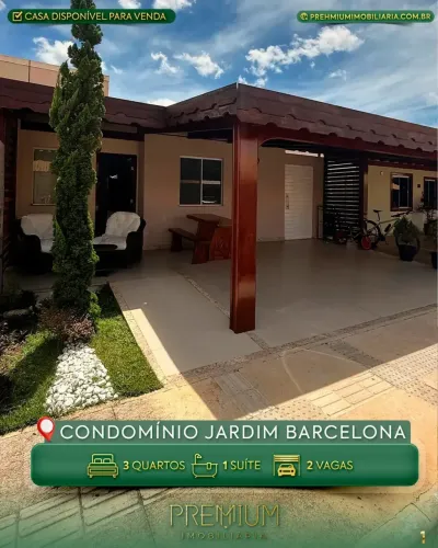 Oportunidade no Condomínio residencial Jardim Barcelona! 3/4 1 suíte