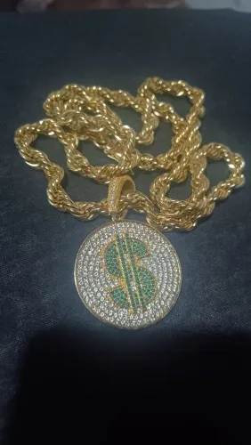 Cordão banhado a 18k melhor que moeda antiga!