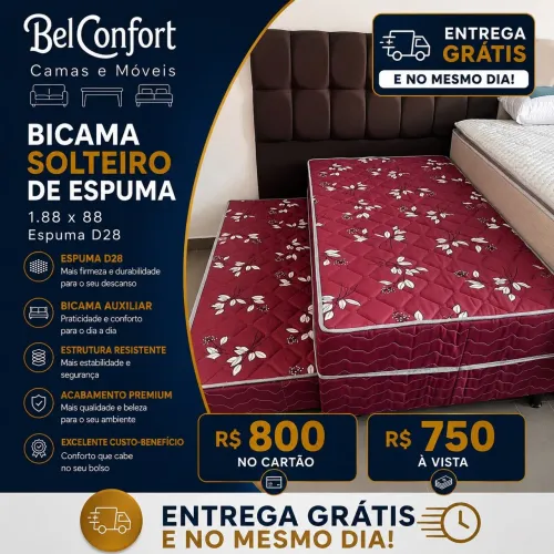 Bicama solteiro promoção imperdível