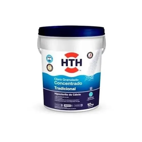 Cloro Granulado HTH Concentrado Tradicional Balde 10Kg
