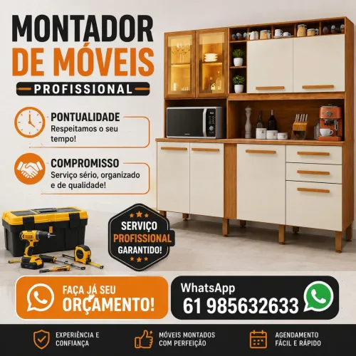 Montador de móveis profissional 