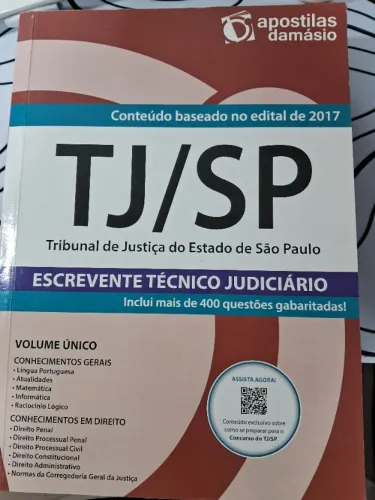 [CONCURSO TJSP] Apostila damásio - usado (escrevente técnico judiciário TJSP)