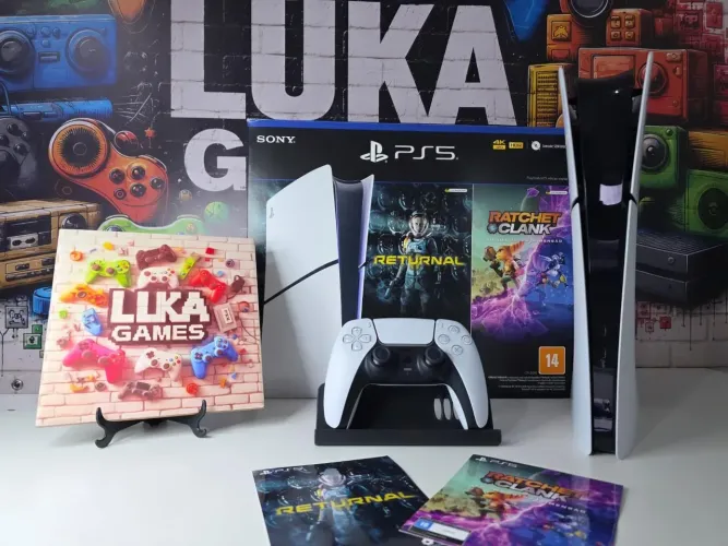 PlayStation 5 Slim Digital 1 Terabyte 2 Jogos 