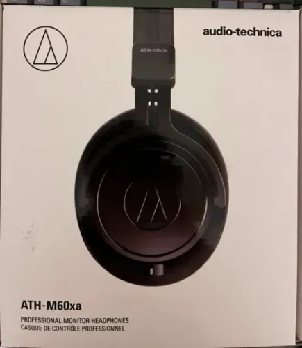 Fone de Ouvido Audio-Technica Profissional - ATH-M60XA