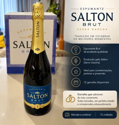 Espumante Salton Brut (12 Garrafas)
