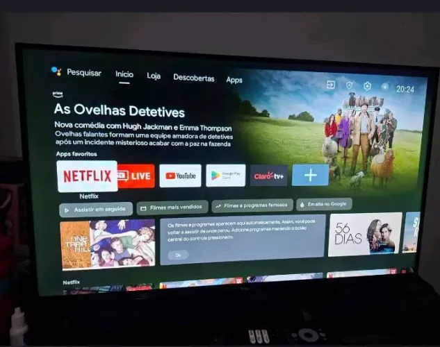 Smart TV TCL 32 Polegadas borda infinita Android