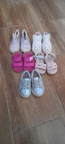 Lote 5 pares N19/22 meninas originais