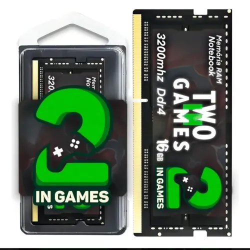 Memória RAM 16gb notebook 3200mhz (2 unidades no estoque)