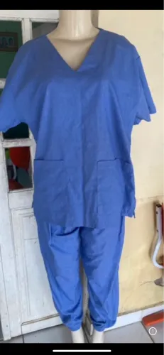 Pijama hospitalar azul marca SEU JALECO