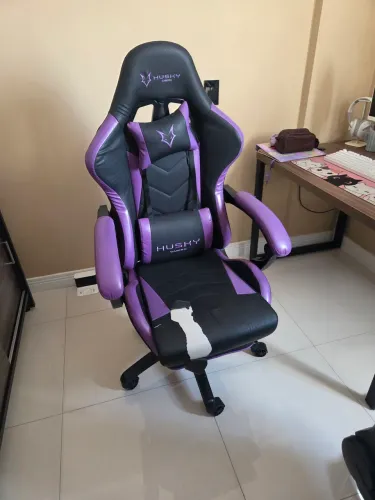 Cadeira Gamer Husky Gaming Com Apoio para os Pés