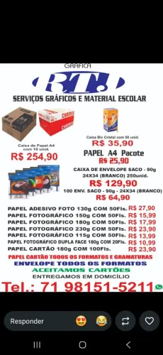 Caixa papel a4