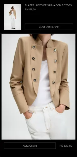 blazer justo - p