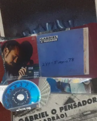Cd gabriel o pensador 2345meia78 single rarissimo