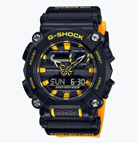 Relógio CASIO G-Shock GA-900A-1A9DR *Heavy Dut - Decagonal