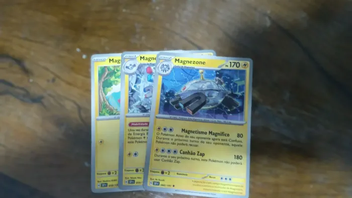 Carta pokemon evolução completa de magnezone