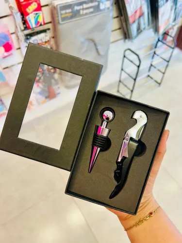 Kit para abrir vinho