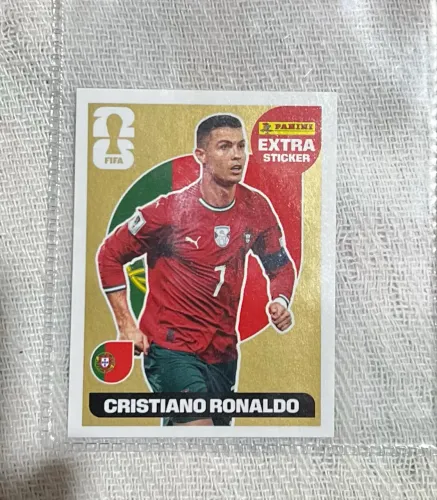 Figurinha Extra Sticker Cristiano Ronaldo - Copa do Mundo FIFA 2026 Panini