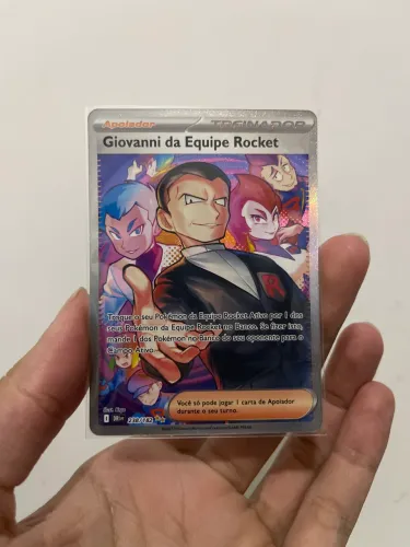 Carta Pokémon- Giovanni da Equipe Rocket - Foil (238/182)