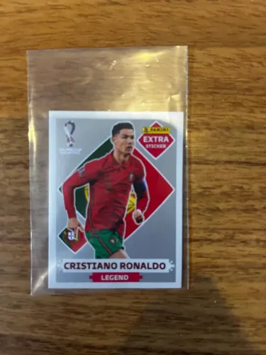 Figurinha legend Cristiano Ronaldo prata 2022