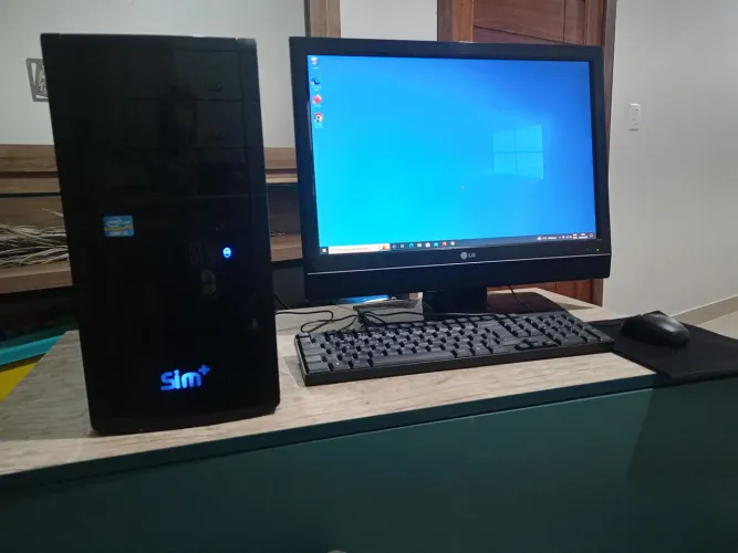 CPU i3 com 8 GB RAM HD 500 gigas. 