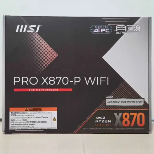 Placa Mae MSI PRO X870-P WiFi, DDR5, Socket AMD AM5, ATX Chipset AMD X870, PRO-X870-P-WIFI