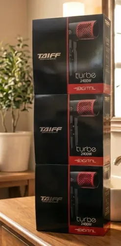 Secador De Cabelo Turbe Digital 2400w Preto Taiff 110v 127v