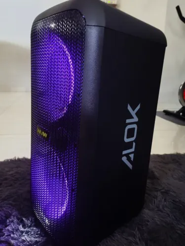 Caixa de Som WAAW Sound Box Infinite 200 Bluetooth 160W Preta