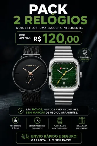 2 relógios