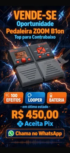 Pedaleira pra Baixo Zoom B1on