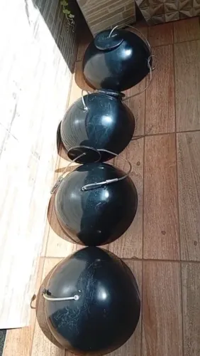 4 Lustres Meia Lua Seminovos - Excelente Estado