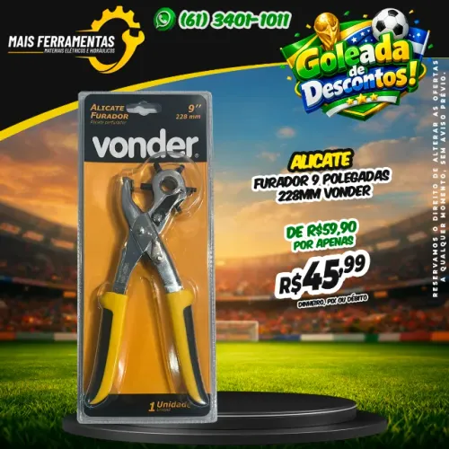 Alicate Furador 9 Polegadas 228mm Vonder