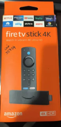 Fire TV Stick 4K Amazon Novo Lacrado Na Caixa!!