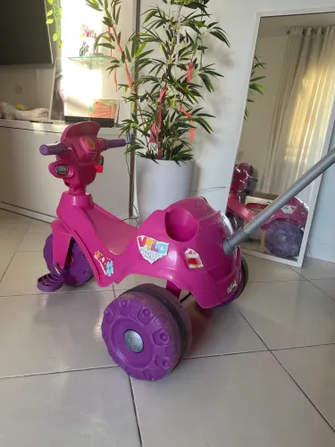 Motoca velobaby rosa