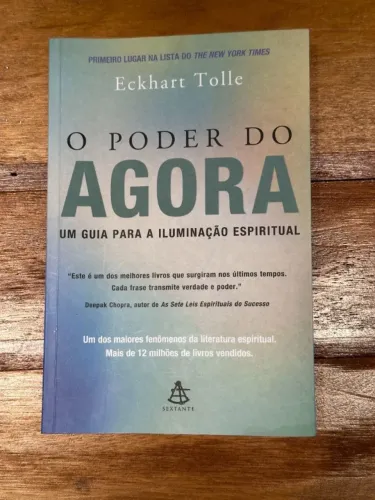 livro: o poder do agora eckhart tolle