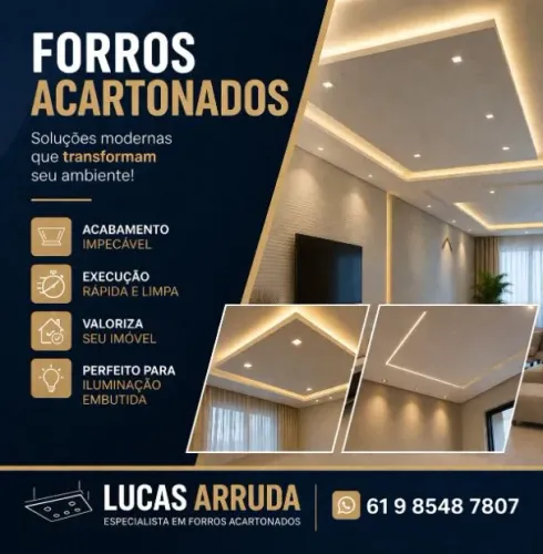Forro de gesso, Drywall,acartonado